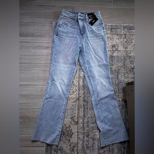 Express Light Blue Flare Jeans